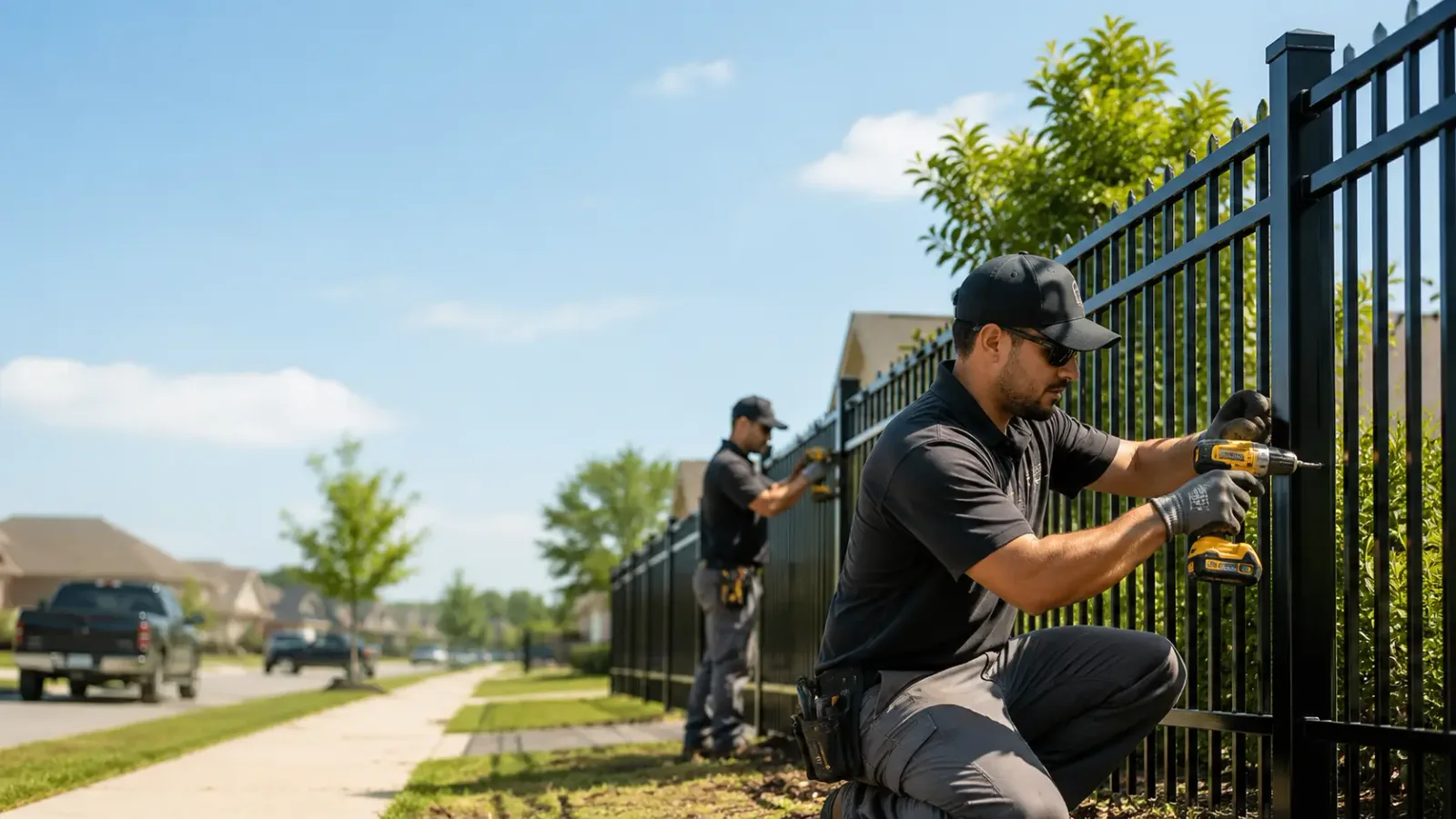 Metal Fence Installation in Freeport, MI
